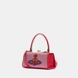 Sac À Main Doll Xl Frame - Vivienne Westwood - Cuir - Rose