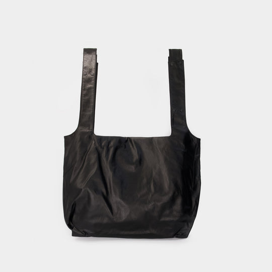 Sac À Main Rev Dot - YOHJI YAMAMOTO - Cuir - Noir