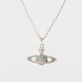Collier Mini Bas Relief - Vivienne Westwood - Métal - Argenté