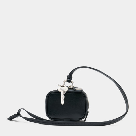 Sac Porté Épaule Camero Clip - Acne Studios - Cuir - Noir