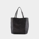 Cabas Roam Goat Hair - TOTEME - Cuir - Noir