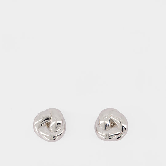 Boucles D'oreilles Knot - SELF PORTRAIT - Métal - Argenté