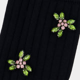 Chaussettes Merino Ankle - Simone Rocha - Soie - Noir