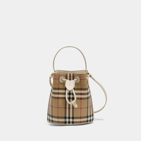 Cabas Ll Mini Drawstring Dfc - Burberry - Synthétique - Multi