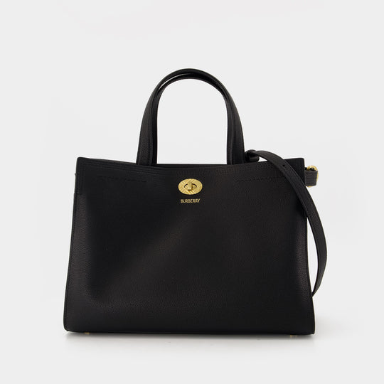 Cabas Ll Small Cotswolds - Burberry - Cuir - Noir