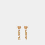 Boucles D'oreilles - Versace - Métal - Doré