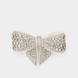 Barrettes Crystal Bow - SELF PORTRAIT - Synthétique - Blanc