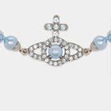 Bracelet Olympia Pearl - Vivienne Westwood - Métal - Bleu