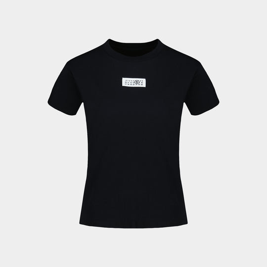 T-Shirt - MM6 Maison Margiela - Coton - Noir