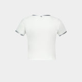 T-Shirt Tee - Rabanne - Coton - Blanc