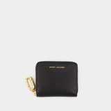 Portefeuille The Slim Compact - Marc Jacobs - Cuir - Noir