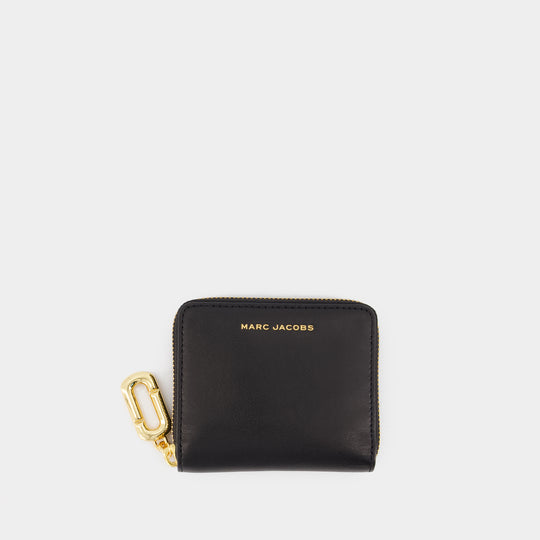 Portefeuille The Slim Compact - Marc Jacobs - Cuir - Noir