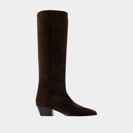 Bottes Medea - Aeyde - Cuir - Marron