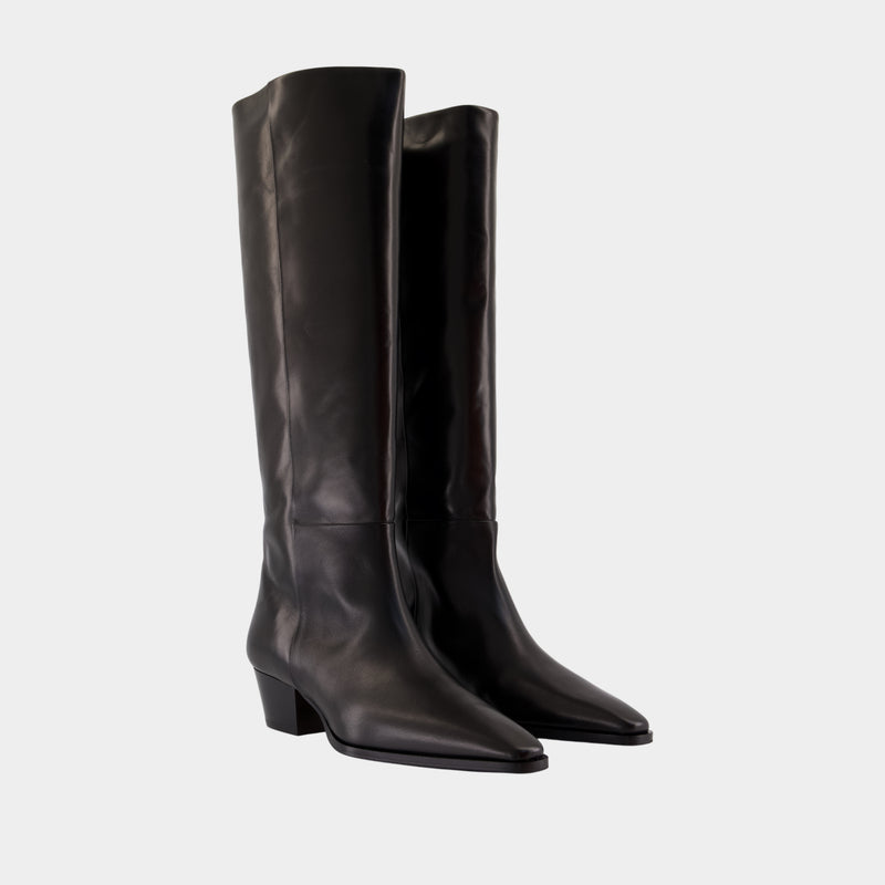 Bottes Medea - Aeyde - Cuir - Noir