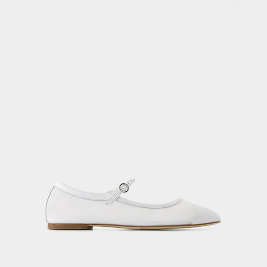 Ballerines Uma Mesh - Aeyde - Cuir - Blanc