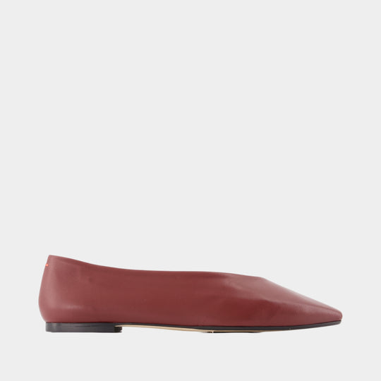 Ballerines Betty - Aeyde - Cuir - Bordeaux
