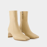 Bottines Tabitha - Aeyde - Cuir - Latte