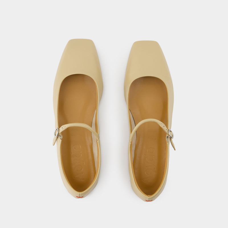 Ballerines Uma - Aeyde - Cuir - Latte