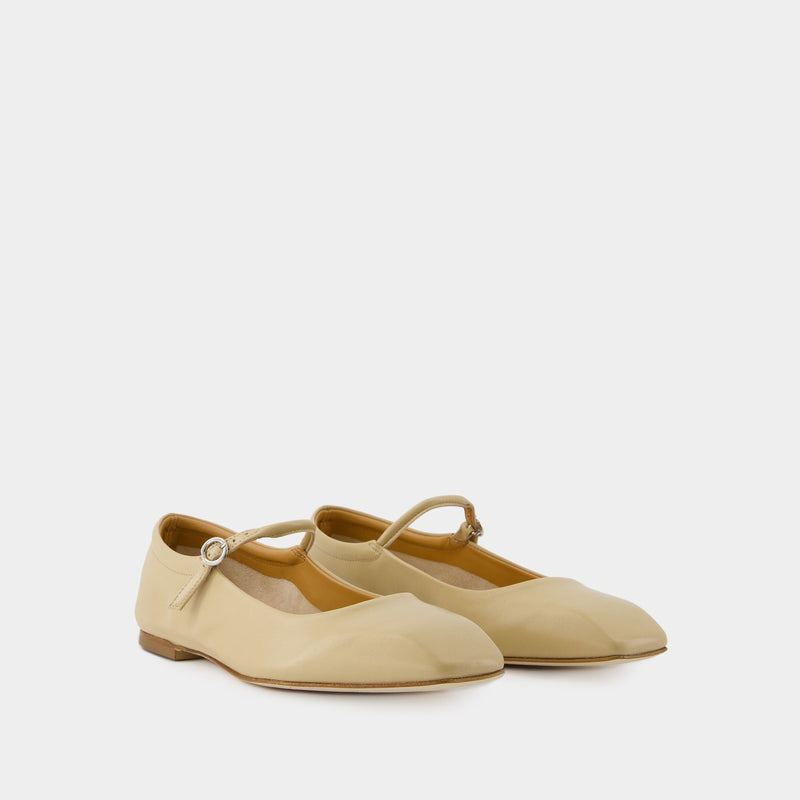 Ballerines Uma - Aeyde - Cuir - Latte