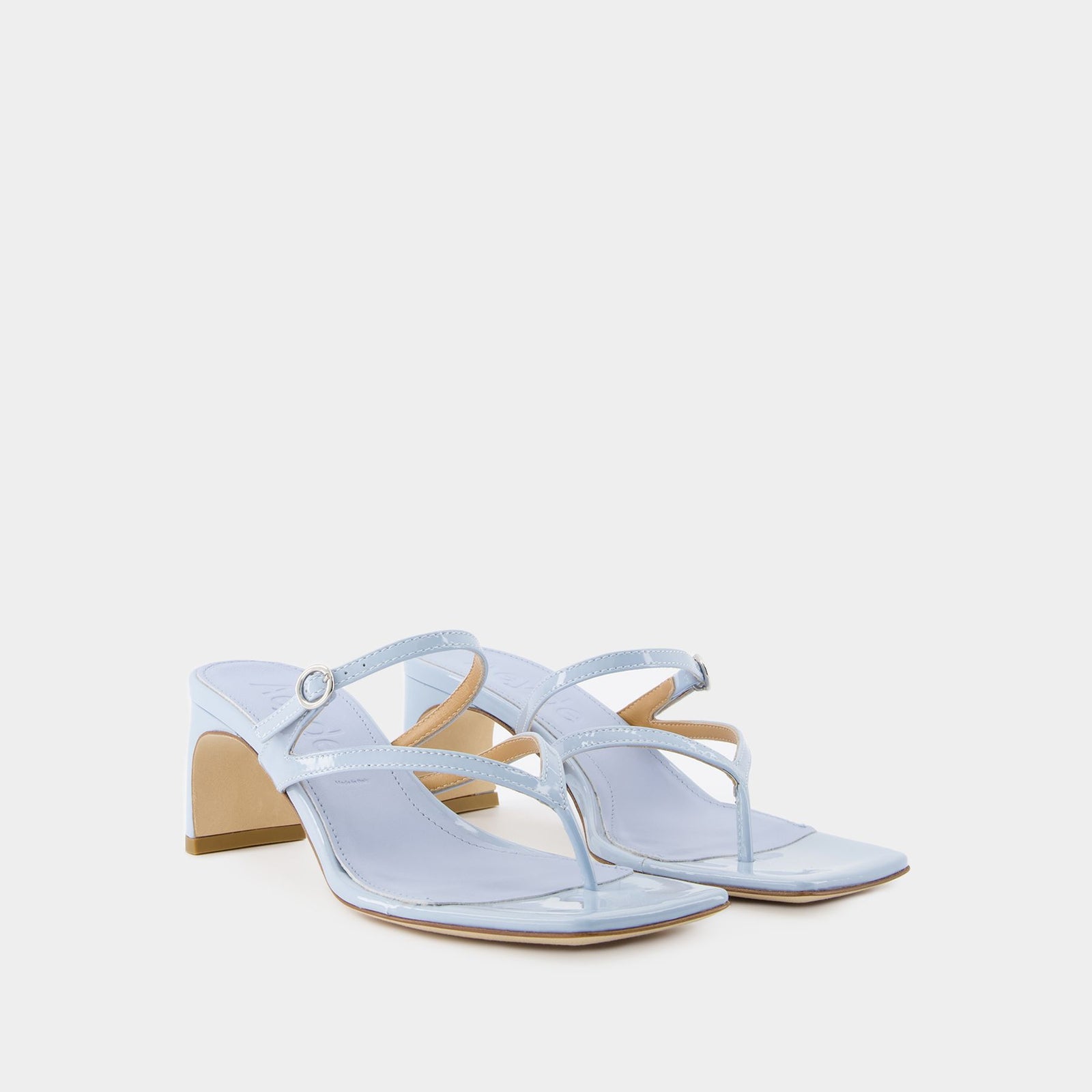 【関税込み】Giselle Sandals - Aeyde - Leather - Blue Sandales Giselle - Aeyde - Cuir - Bleu