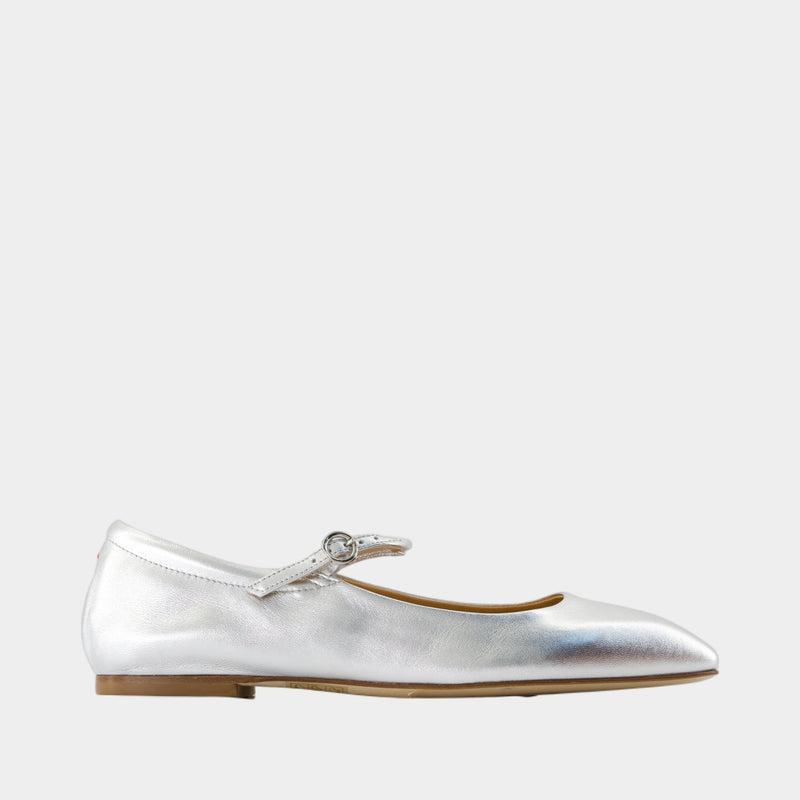 Ballerines Uma - Aeyde - Cuir - Argenté