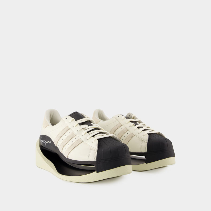 Sneakers Gendo Superstar - Y-3 - Cuir - Blanc