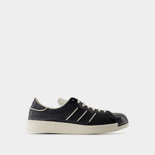 Sneakers Superstar - Y-3 - Cuir - Noir