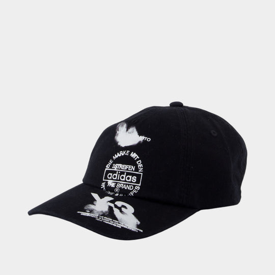 Casquette Graphique - Y-3 - Coton - Noir