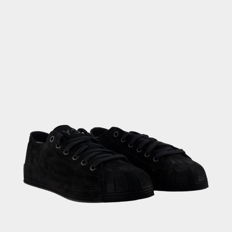 Sneakers Nizzastar Lo - Y-3 - Cuir - Noir
