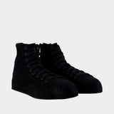 Sneakers Nizzastar Hi - Y-3 - Cuir - Noir