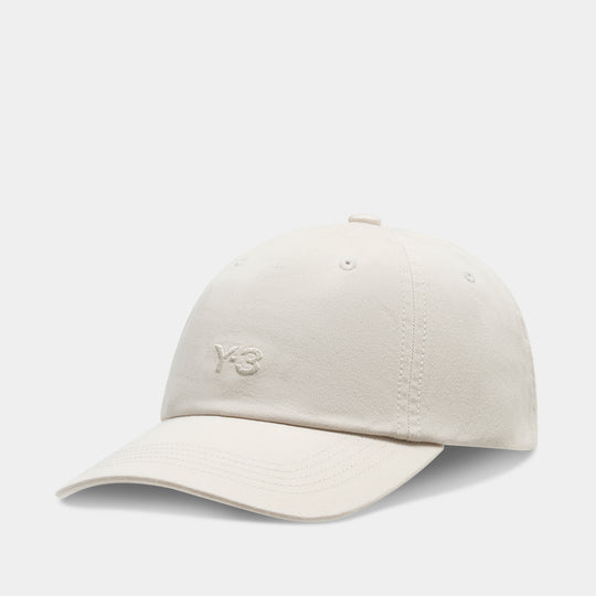 Casquette Dad - Y-3 - Coton - Blanc