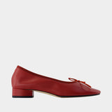 Ballerines Onda - Cuir - Rouge