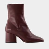 Bottines Ayla - Aeyde - Cuir - Bordeaux