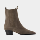 Bottines Agata - Aeyde - Cuir - Greige