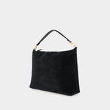 Sac Porté Épaule Medium Bevel - TOTEME - Cuir - Noir