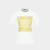 T Shirt Underwater - Versace - Coton - Blanc