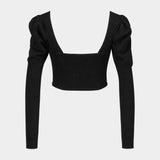 Cardigan Bea Corset  - Vivienne Westwood - Coton - Noir