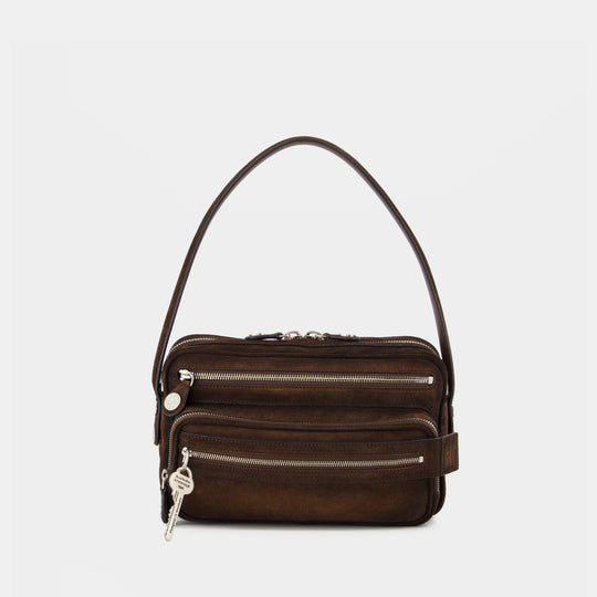 Sac Porté Épaule Camero Party - Acne Studios - Cuir - Marron
