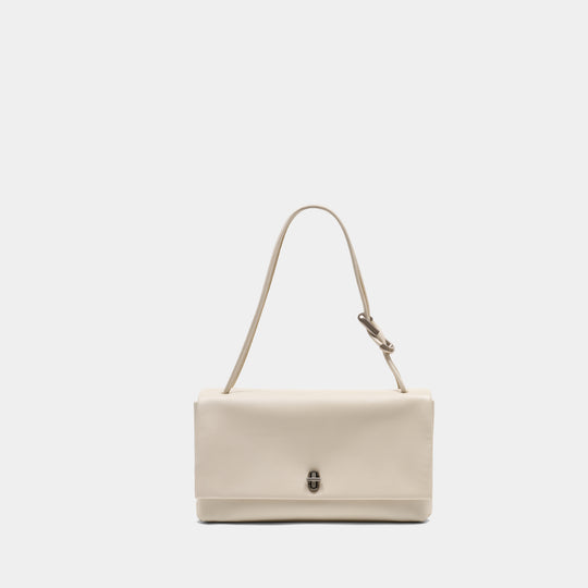 Sac Porté Épaule The Large Dual - Marc Jacobs - Cuir - Blanc