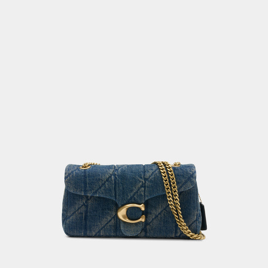 Sac Porté Épaule Tabby 26 - Coach - Coton - Bleu