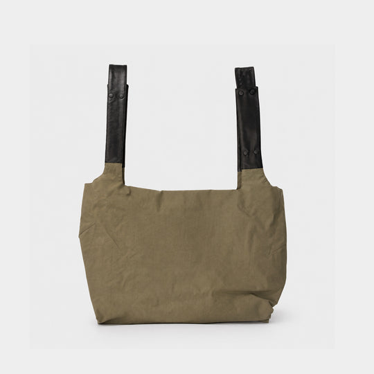 Sac À Main Patch Dot - YOHJI YAMAMOTO - Synthétique - Kaki