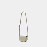 Sac Porté Épaule Le B Side Small - A.P.C. - Cuir - Blanc