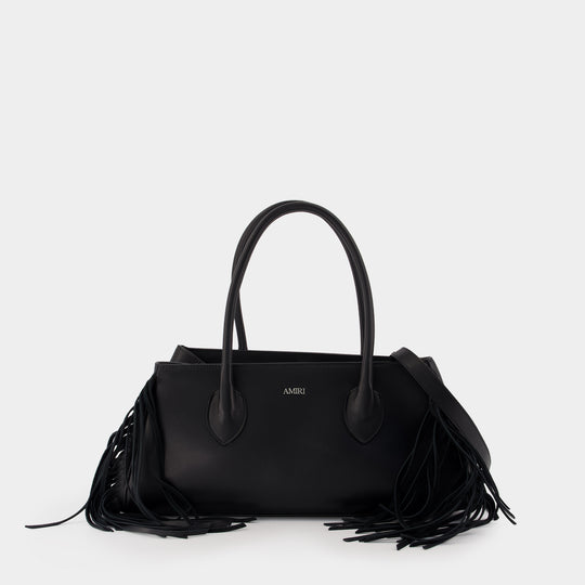 Sac Porté Épaule Fringe Honey 40 - Amiri - Cuir - Noir