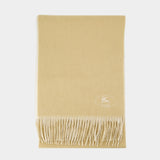 Écharpe Mu Sld Ekd Stamp - Burberry - Cachemire - Beige