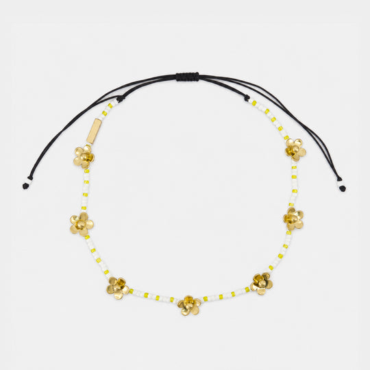 Collier Daisy Beaded Station - Marc Jacobs - Métal - Doré