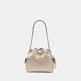 Sac Porté Épaule Charlie - Tory Burch - Cuir - Beige
