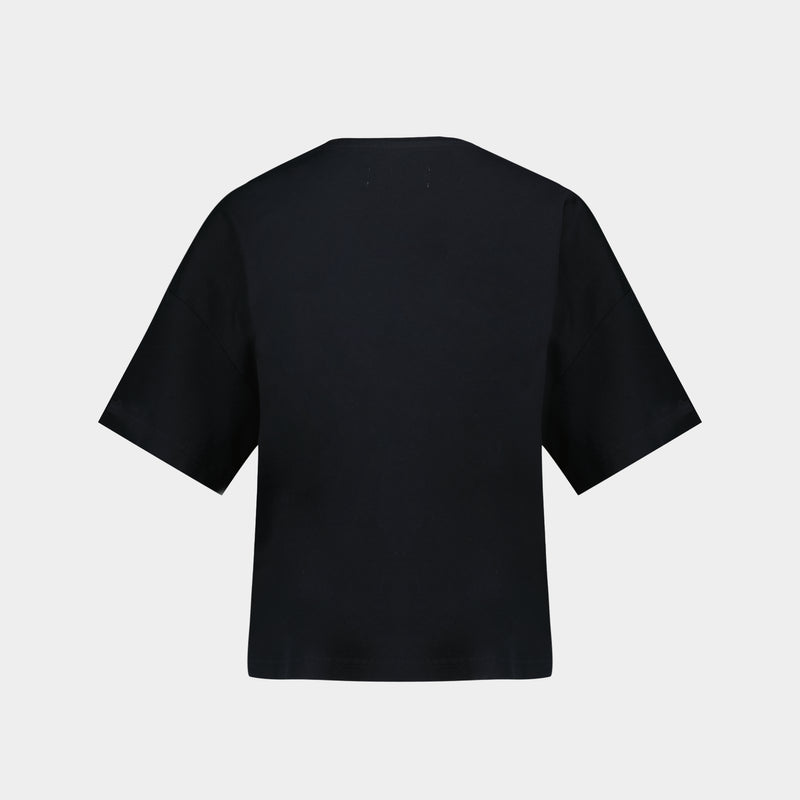T Shirt Paris Orb Box - Vivienne Westwood - Coton - Noir