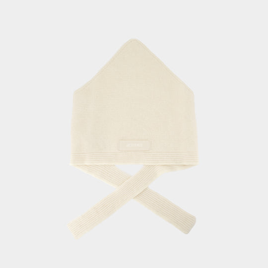 Le Chale Gros Grain - Jacquemus - Laine - Blanc