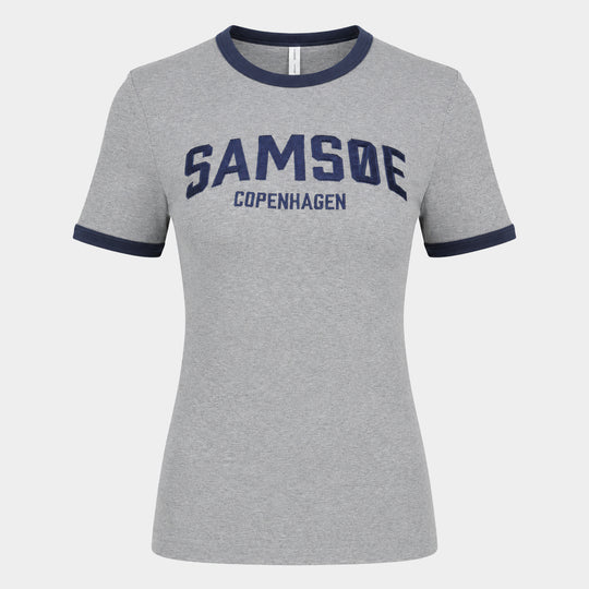 T-Shirt Sabond Ss 15318 - SAMSØE SAMSØE - Coton - Gris