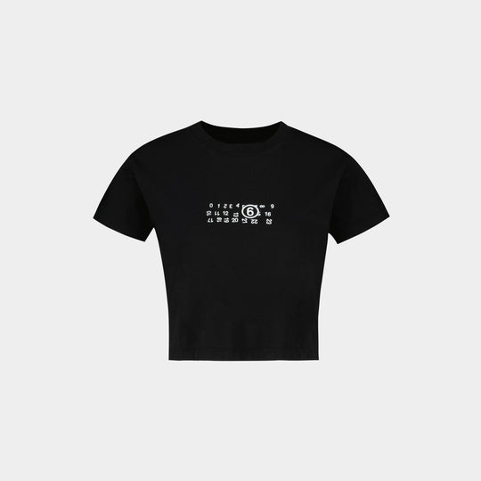 T-Shirt - MM6 Maison Margiela - Coton - Noir